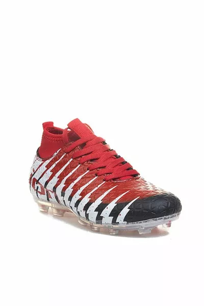  Football Boots Red Black Black Red