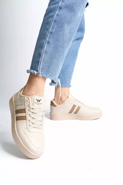 Sneaker unisexe beige 