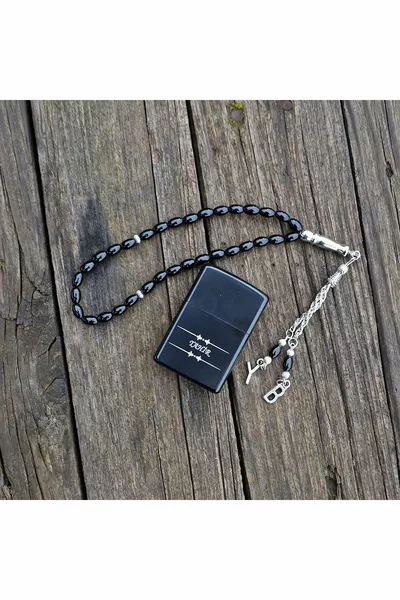 Мъжки ръчен часовник Колан Очила Държач за карти Запалка Броеница Комплект гривни