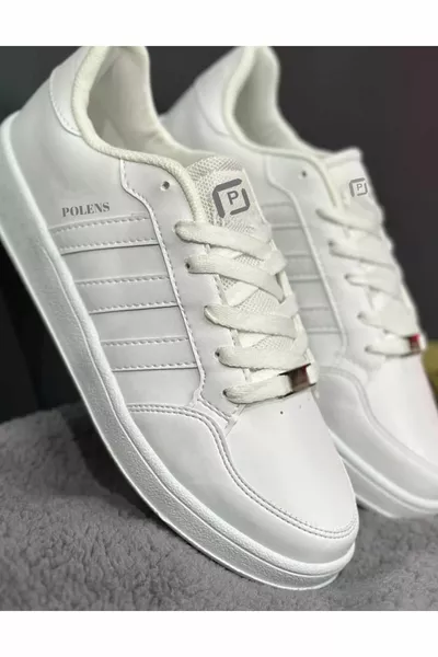 حذاء رياضي أبيض للجنسين