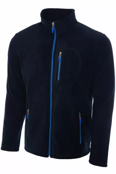 Men's Pro Windproof 5 Pockets Outdoor Full Zipper Fleece Jacket