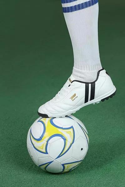  Women's Men's Black and White Astroturf Football Shoes /