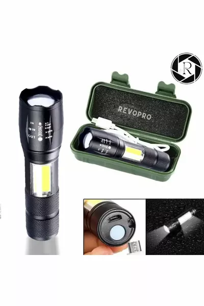 Nieuwe Flasher Zaklamp 3 Batterij Functie Zaklamp