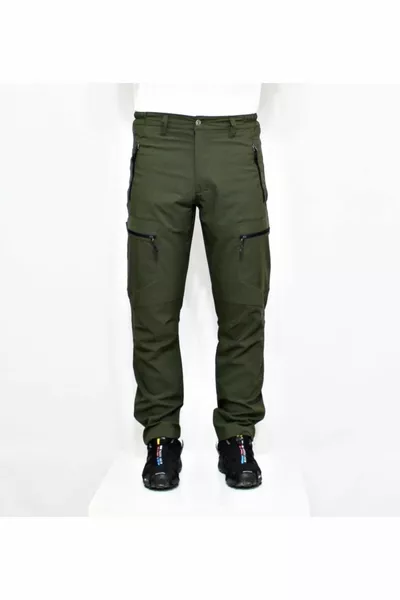 Khaki Micro Lycra Sommer Trekkinghose