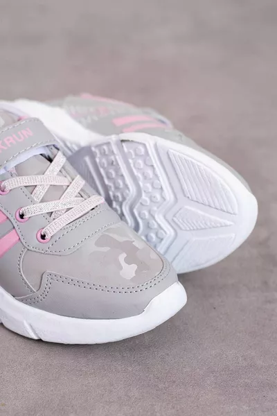 Unisex Kids elastische en klittenband casual sneaker sneakers