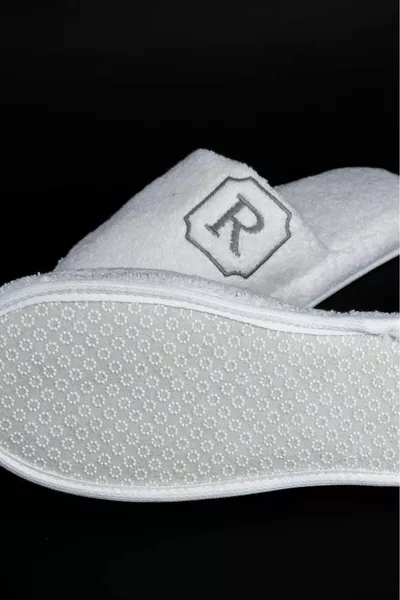 R رسالة منشفة حمام سبا هوم فندق الأمومة النعال نعال نعل سميكة