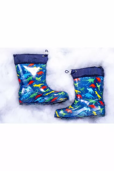 Детски ботуши Ботуши за дъжд и сняг с козина