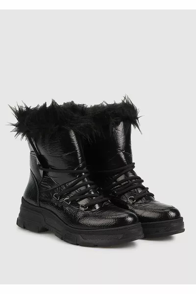 Zwarte sneeuwlaarzen voor dames