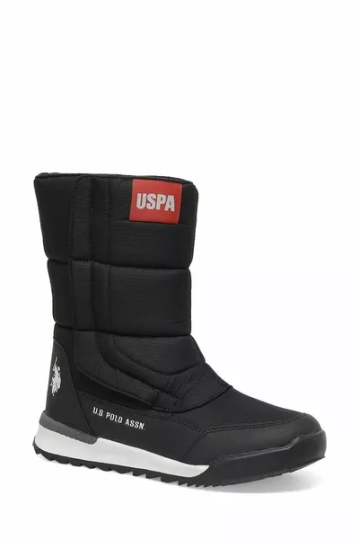 US Polo Clark Черни дамски обувки за ботуши ЧЕРЕН