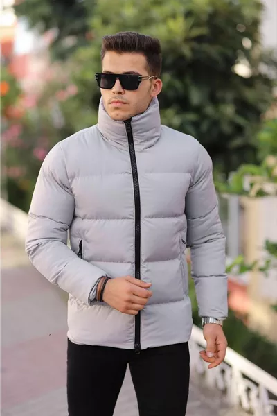 الوقوف طوق الرجال البخاخ معطف معطف الشتاء للماء