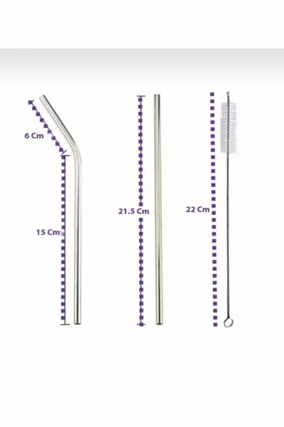 ماصة معدنية مزدوجة من الفولاذ المقاوم للصدأ ومجموعة فرشاة تنظيف