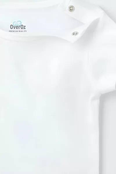 Bio % coton Grandma’s Little Lamb Baby Body à manches courtes Badi Bouton-pression -AA