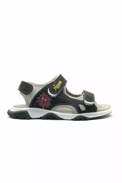 صندل İremsu سبايدرمان للأطفال أسود