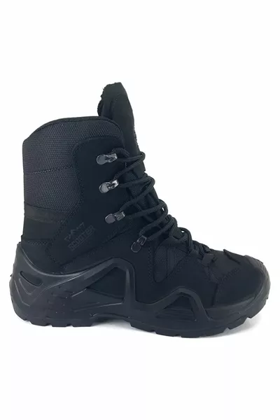  kb Stivali da uomo casual impermeabili in nabuk nero