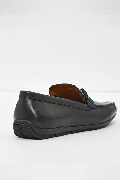 LEANGELO-TR - Mocassins Homme Noir