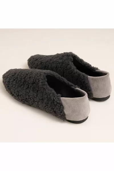 Casa Babeti e Ciabatte Antracite Taglia  Teddy