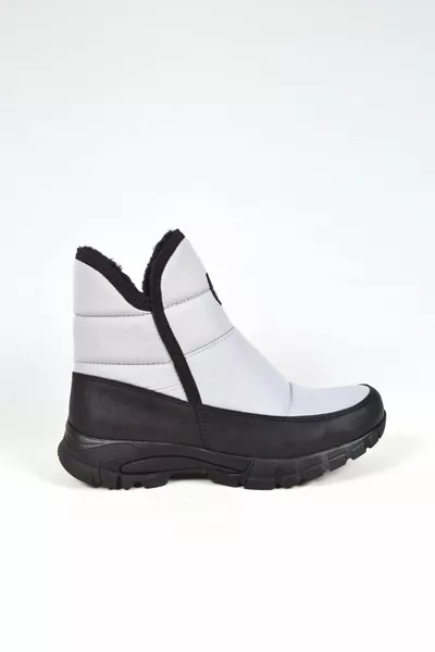 buzFiX Wasserdichte Damen Schneestiefel mit Reißverschluss Innenfell