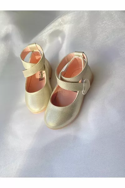 ВЕЛКРО БАЛЕТКИ ЗА МОМИЧЕТА С ОБВИВКА НА КИТКАТА