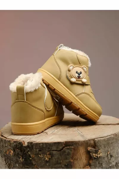 Pelliccia di lana Velcro Impermeabile Anatomico Bambino Bambini Stivali Invernali Scarpe