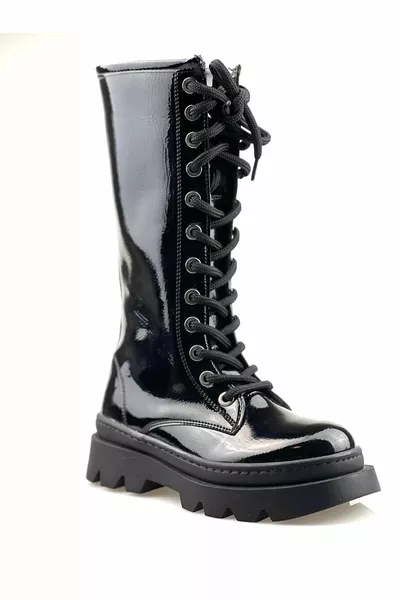 Stivali da ragazza, fodera interna in pile caldo, suola antiscivolo, stivali avvolgenti alla caviglia