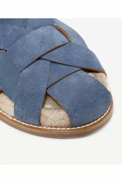 Jute Sole Leather Sandals