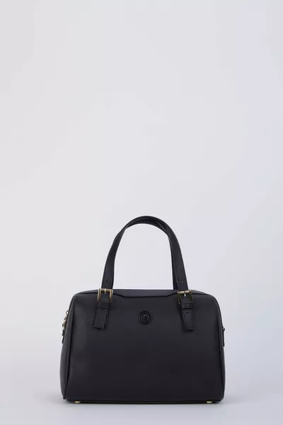 Bedrukt Zwarte Dames Schoudertas 