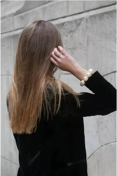 Perles Femme Perle Pince à Cheveux Flexible