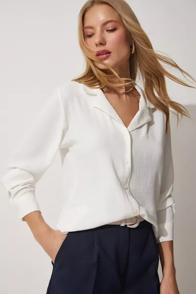 Shawl Collar Draped Woven Shirt