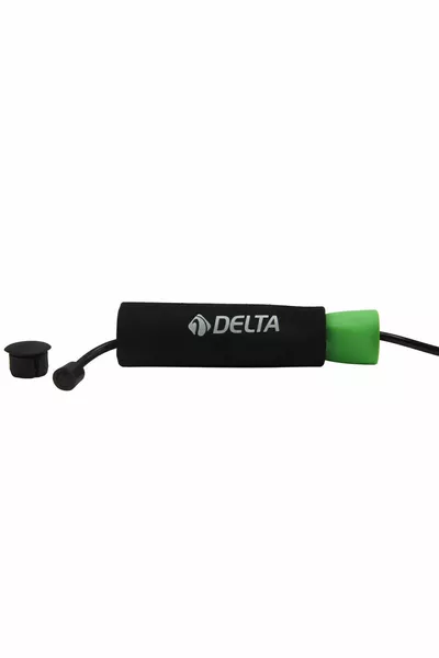 Corde à sauter réglable de luxe avec poignée en éponge, roulement à billes