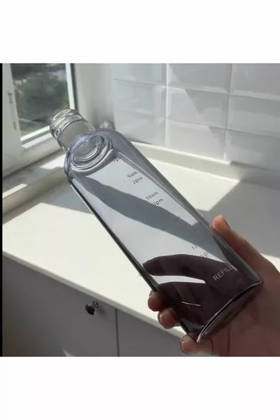 Bouteille d’eau en verre sain ml Motivation Flacon étanche Drinker Verre borosilicaté