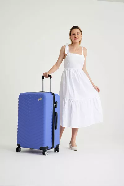  Lila Oversize-Koffer