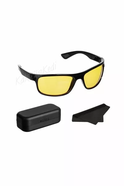 نظارات للرؤية الليلية مع حماية من الرياح - القيادة ونظارات الضباب