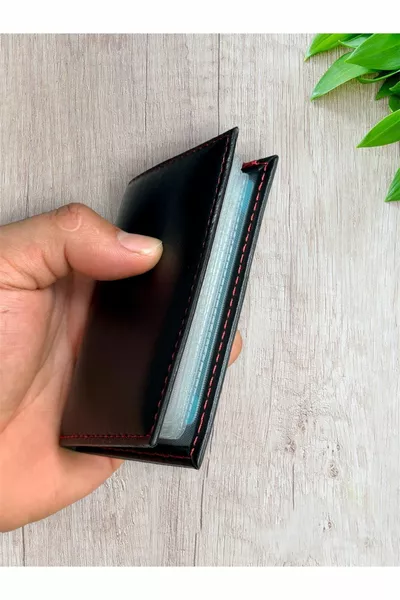 الحد الأدنى حامل بطاقة المحفظة جديد موضة حامل بطاقة المحفظة مع  مقصورات بطاقة