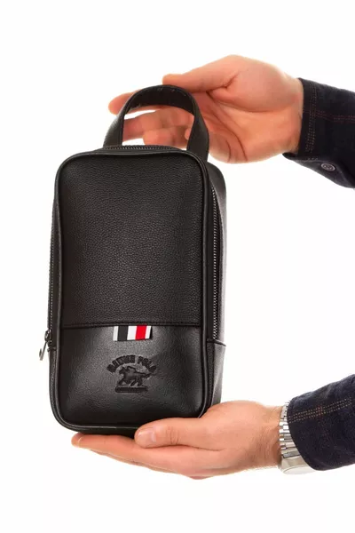 Водонепроницаемая сумка для бритья, повседневная косметичка, мужская черная сумка ( СМ)