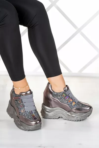 Alexandria Platinum Веганские кроссовки со скрытой подкладкой