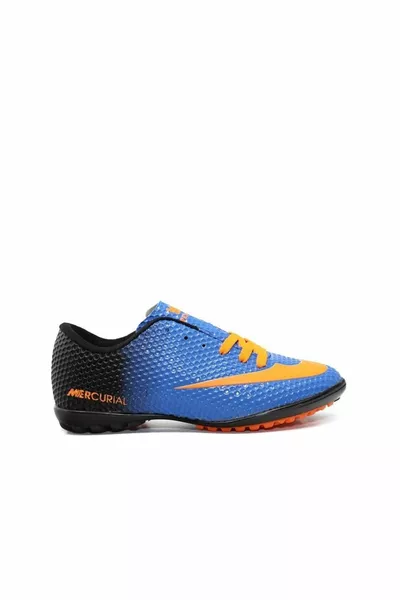 Super Mercury Boys' Toothless Turf Football Shoes