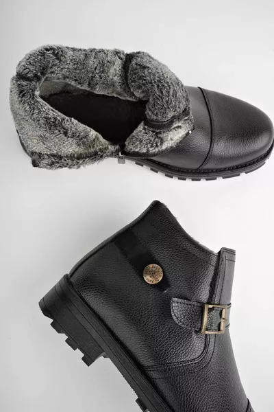 رودريغيز مضمونة سستة الفراء الباردة والدليل على أحذية الرجال