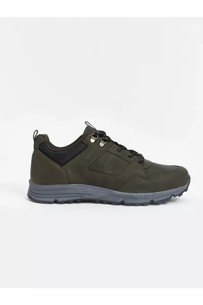 LCW STEPS New Black Lace-Up Men's Trekking Shoes