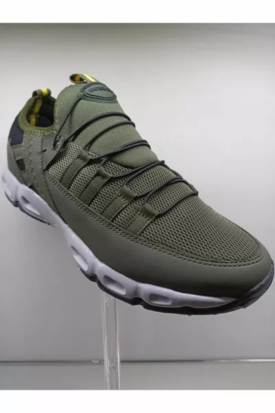 Анатомические комфортные аква кроссовки цвета хаки