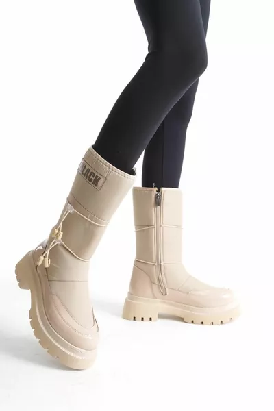 Bottes de neige à talons plateformes pour femmes