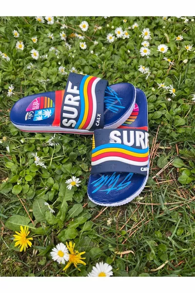 PANTOFOLE PER BAMBINI FANTASIA SUOLA ANTISCIVOLO JUNISTEPS -SURF