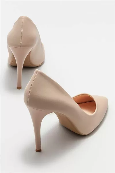 Нов сезон дамска кожа на стилет тънък ток