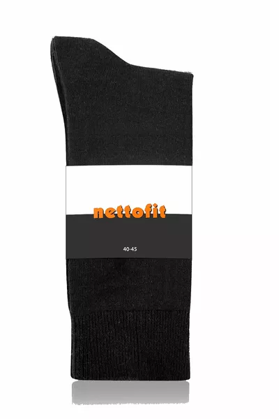 8 قطع الرجال الأسود القطن الاقتصادي الجوارب المقبس