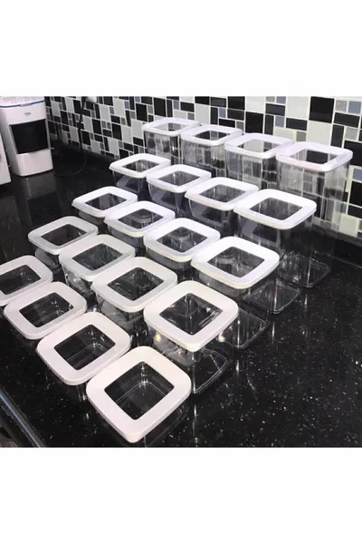 Комплект 4 прозрачни вакуумни кутии за съхранение