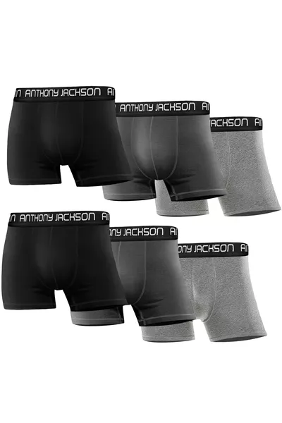 6er Pack Premium Herrenboxer mit Elasthan, Lion