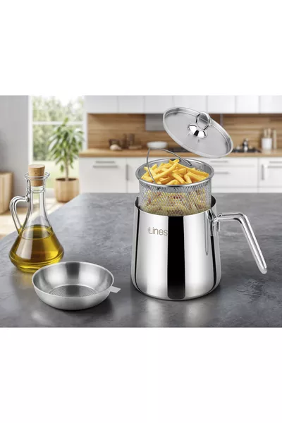 LINESÇELİK FRYING SET 4PCS INOX