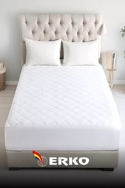 Soft Touch Volledige Rand Fitted Gewatteerde Matrasbeschermer Eenpersoons- en Tweepersoonsbed Alle Maten