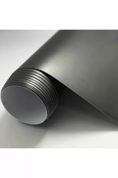 Черно матово самозалепващо фолио за многократна употреба