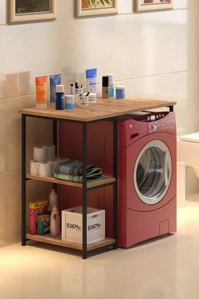 Wasmachine Droogrek Vaatwasser Organizer Badkamer Organizer Keuken Organizer