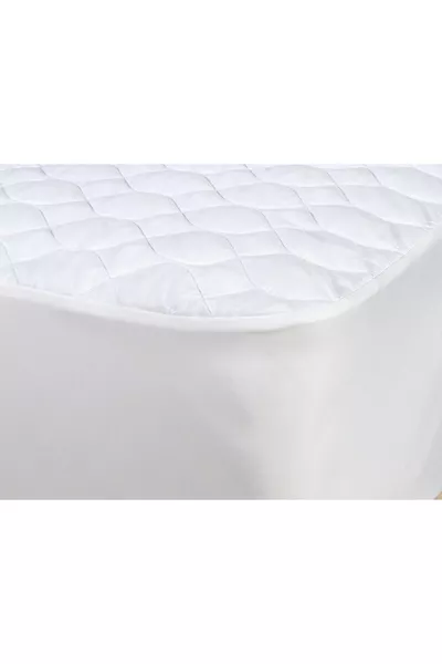 Eleta Kapitoneli Подложка за матрак King Size - Бяла